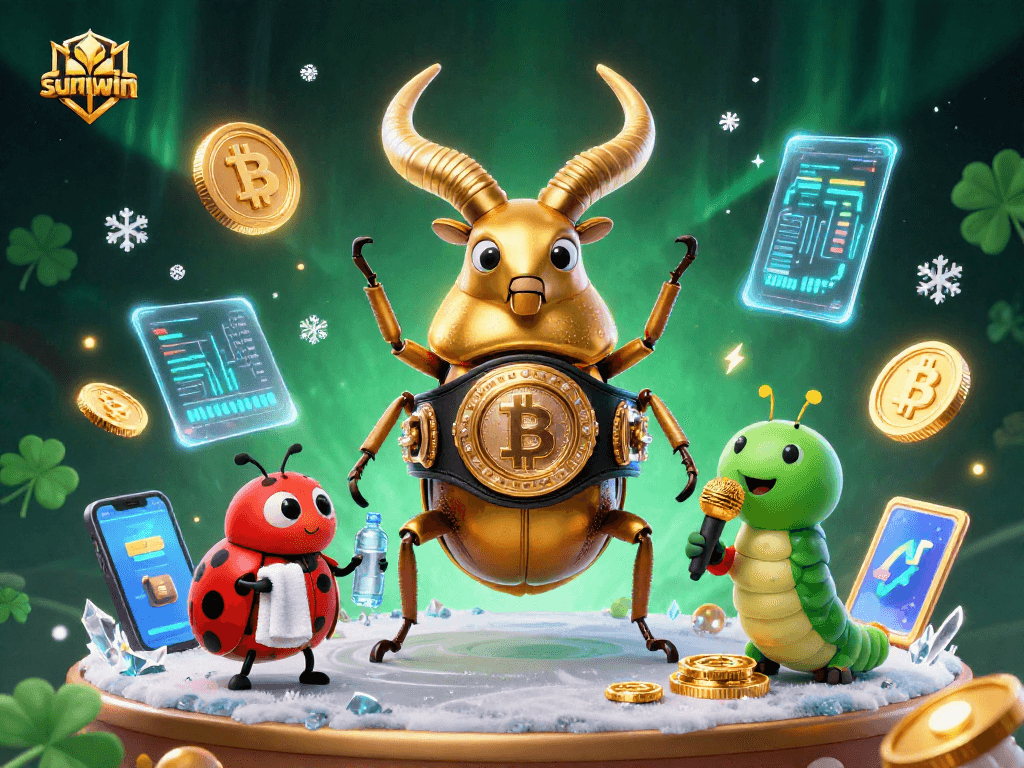 Get ready to win big with sunwin in this vibrant casino showdown featuring colorful characters!