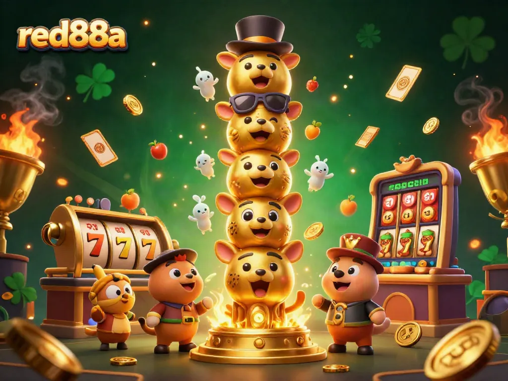 Bet on winning strategies with red88a in this vibrant and engaging casino scene.