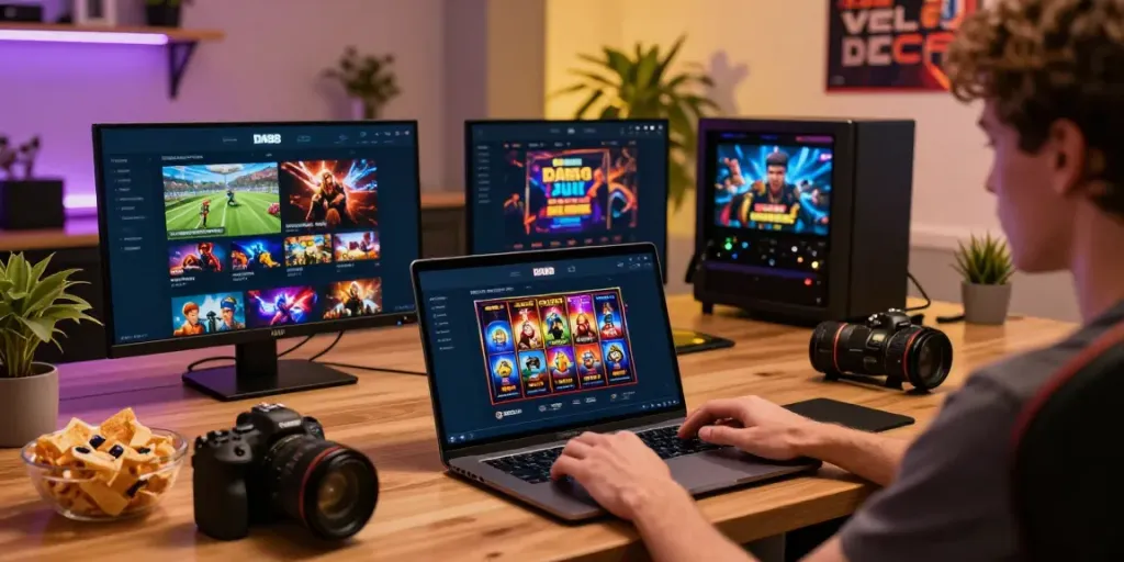Engaging user experience on trang chủ da88's online gaming platform showcasing sports betting and casino games.