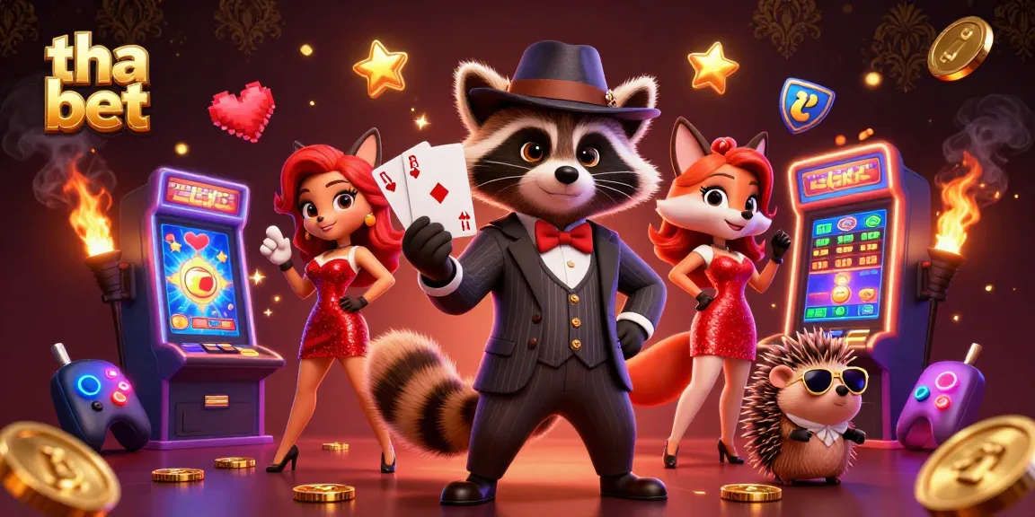 Experience thrilling gaming with tha bet in a vibrant casino scene featuring rich visuals and characters.