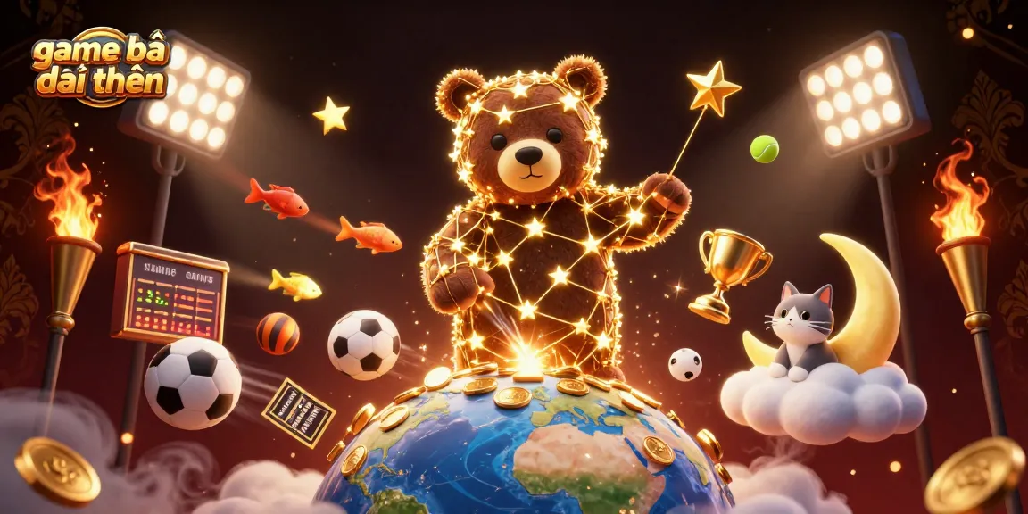 Engage in game bài đổi thưởng with a dynamic casino scene featuring winning characters and betting elements.