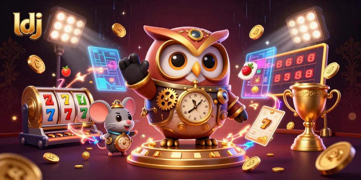 ldj enhances casino gameplay with vibrant slots, steampunk characters, and dynamic game elements.