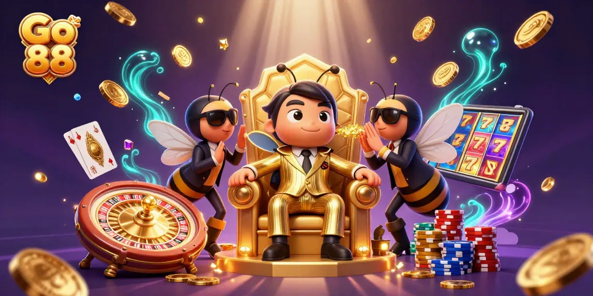 Go 88 casino sensation with a buzzing bumblebee mob boss and sparkling gems.
