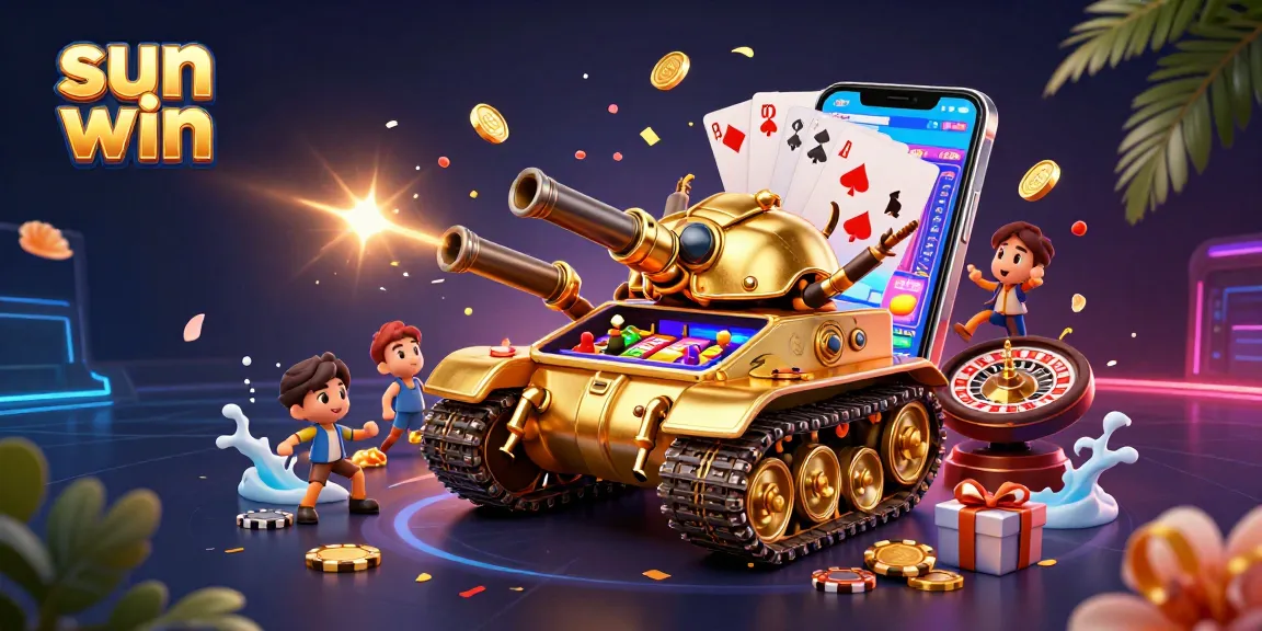 Experience exhilarating gameplay at sun win with this vibrant casino illustration showcasing dynamic elements.