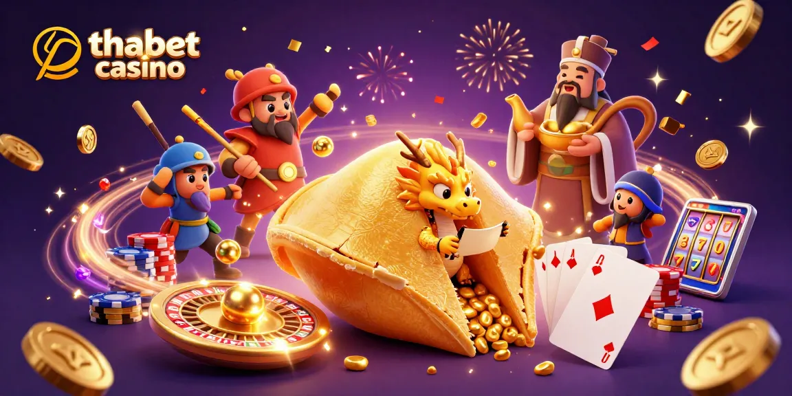 Experience the excitement of thabet casino with a vibrant 3D illustration showcasing winning moments.