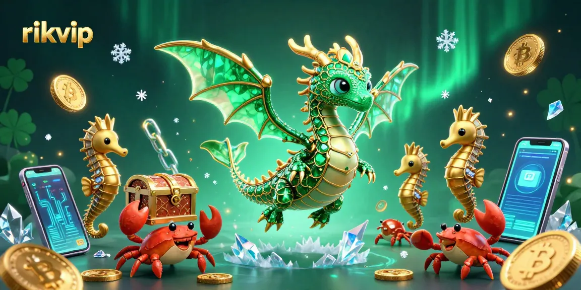 Engage in thrilling gameplay at rikvip, where sea creatures and crypto elements collide in a vibrant treasure hunt.
