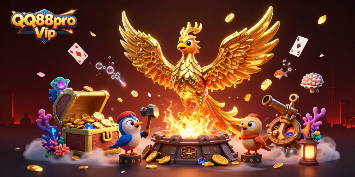 Experience thrilling wins at QQ88pro Vip with unique casino gaming elements and vibrant visuals.